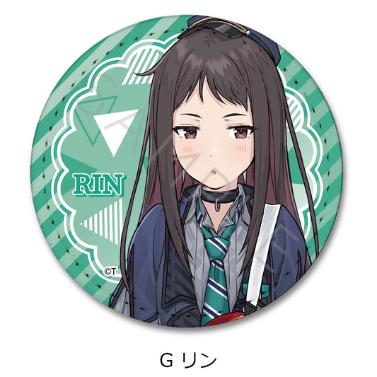 《哭泣少女樂隊》皮革徽章圓形  G 綠