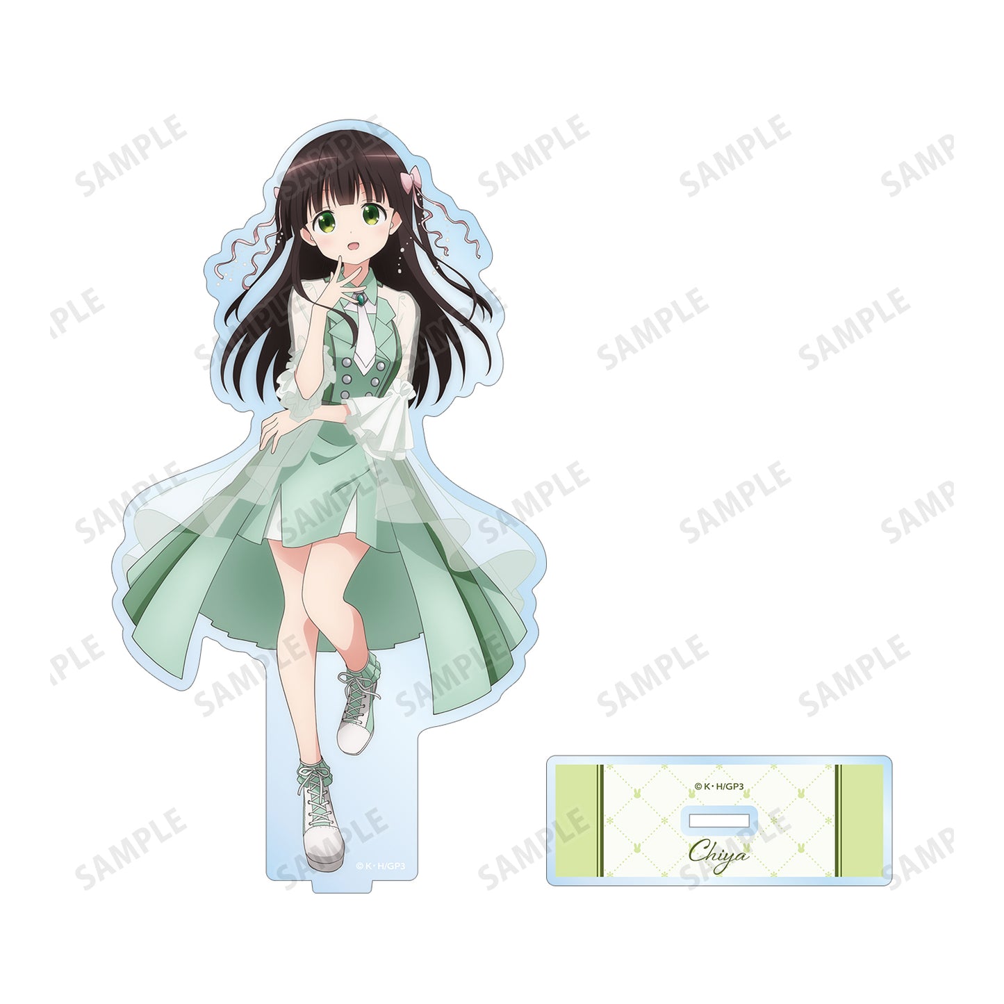 ご註文はうさぎですか？ BLOOM_描き下ろし 千夜 アイドル制服ver. BIGアクリルスタンド 結果：《請問您今天點了兔子嗎？BLOOM_描繪的 千夜 偶像制服版 大號亞克力立牌》