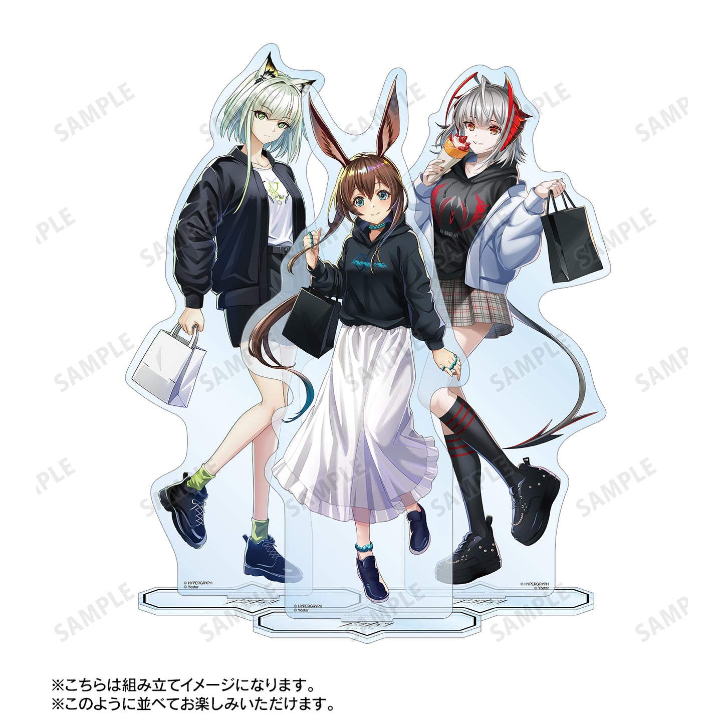 《明日方舟》描繪插圖 阿米婭 購物版 特大亞克力立牌