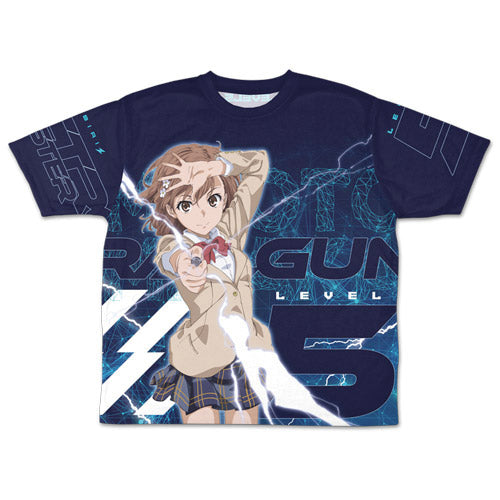 《某科學的超電磁炮》T_S尺寸_御坂美琴 雙面全圖案T恤