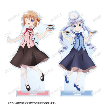ご註文はうさぎですか？ BLOOM_描き下ろし チノ 素敵なティータイムver. BIGアクリルスタンド 結果：```請問您點的是兔兔嗎？ BLOOM_描繪下來的 智乃 美好的茶點時光ver. 大號亞克力支架```