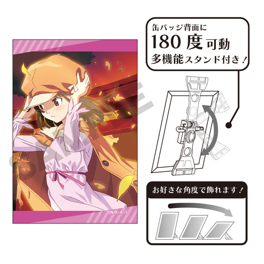 《物語系列》_藝術罐徽章 千石撫子