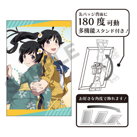 《物語系列》_藝術罐徽章 月火 火憐