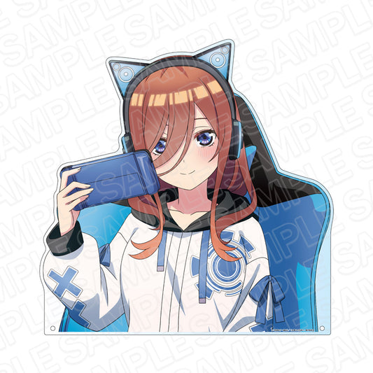 《五等分的新娘》∽_特大剪影亞克力板 三玖 遊戲風格