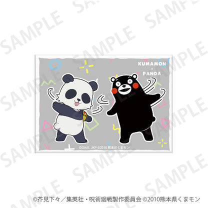 《呪術回戦》亞克力磁鐵 與熊本熊一起版 熊貓