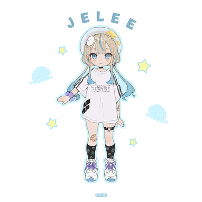 《夜晚的水母不會游泳》_中號_T恤JELEE小姐