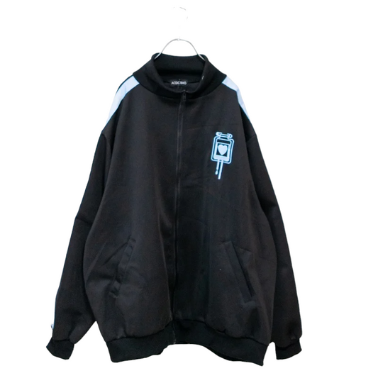 ACDC RAG 側雙線 運動服夾克 輸血 黑色/藍色 (RG4328BKBLA)