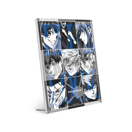 《藍色監獄》丙烯畫板 主視覺版。