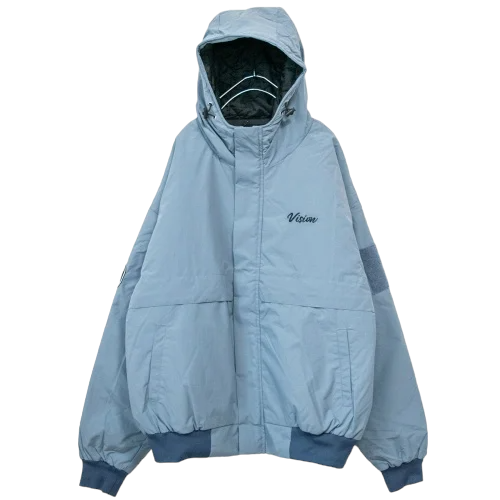 VISION STREET WEAR 中絨 尼龍繡花夾克藍色［特價］ (CT6548BL)