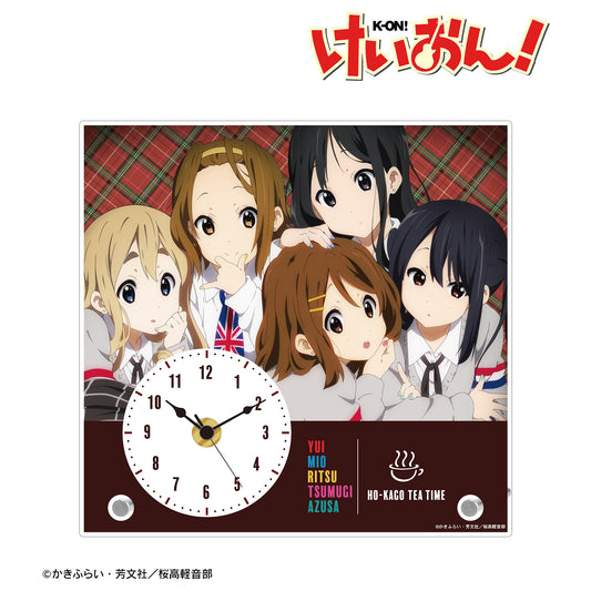《輕音少女！》_集合 亞克力支架時鐘 ver.B
