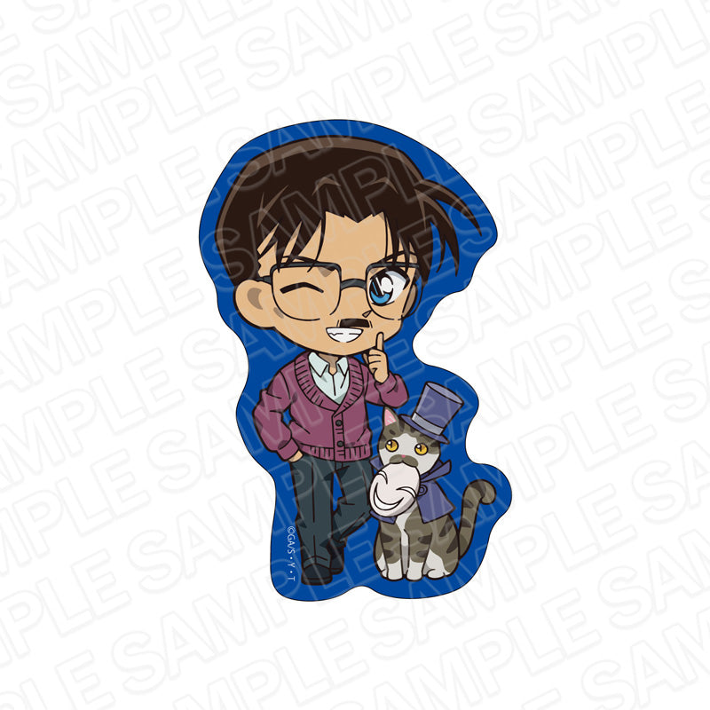 《名偵探柯南》剪紙貼紙 工藤優作 變形貓 ver.3