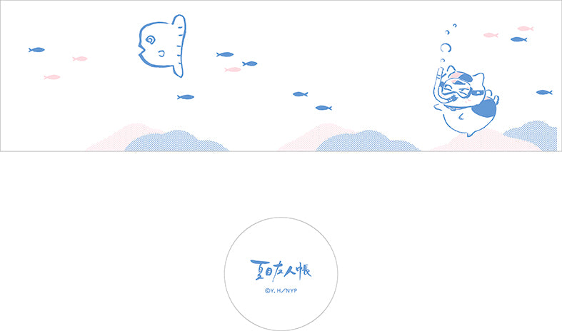 《夏目友人帳》_貓先生耐熱玻璃馬克杯/水中