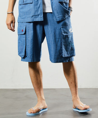 Chambray Trip Shorts