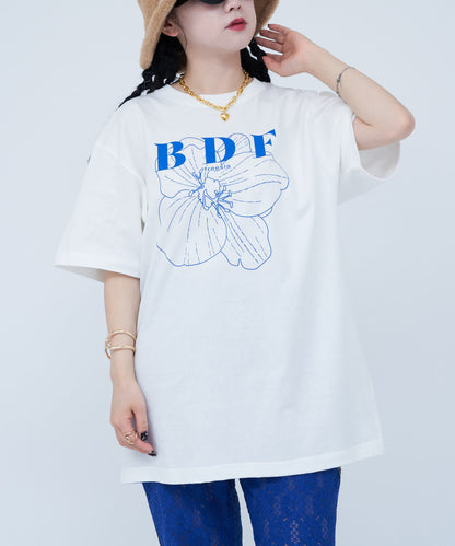 BDF花卉logo T恤