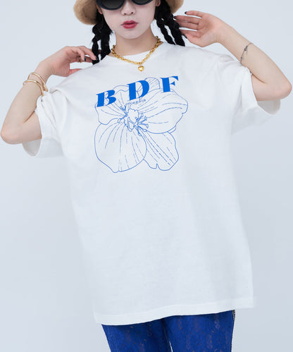 BDF花卉logo T恤