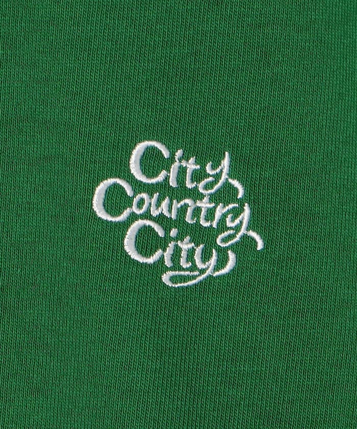 刺繡logo 圓領T恤