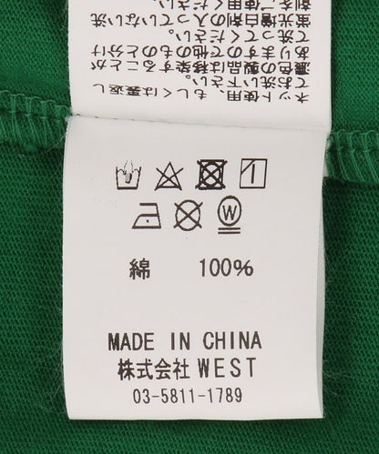 刺繡logo 圓領T恤