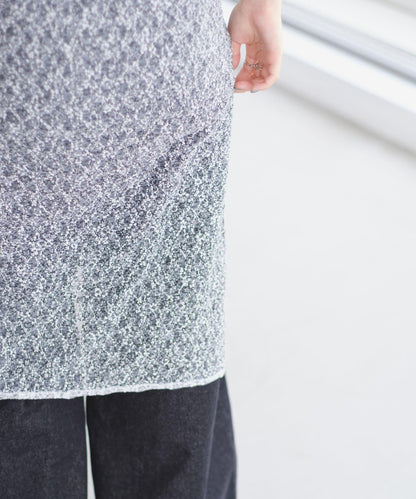 【Kastane】蕾絲花邊短袖連衣裙