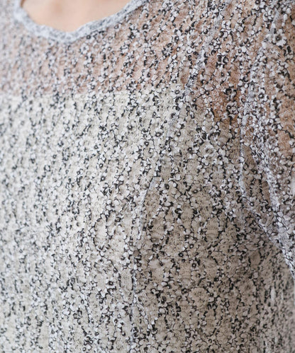 【Kastane】蕾絲花邊短袖連衣裙