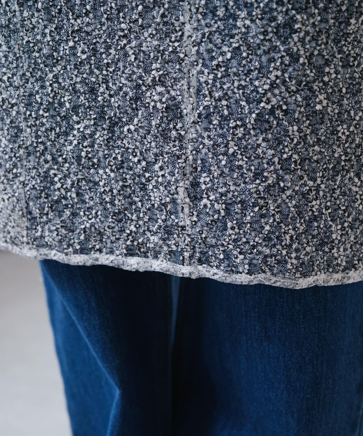 【Kastane】蕾絲花邊短袖連衣裙