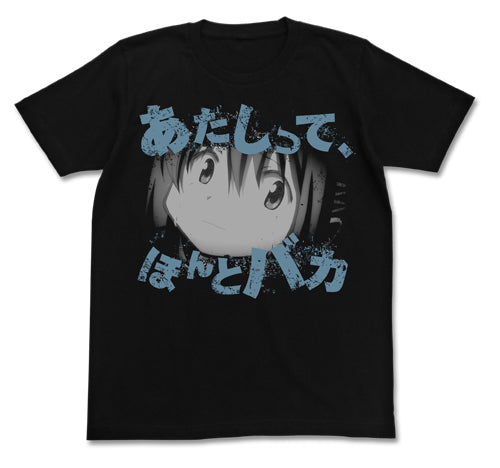 《魔法少女小圓》_XL尺寸_我真的是個笨蛋T恤/黑色-