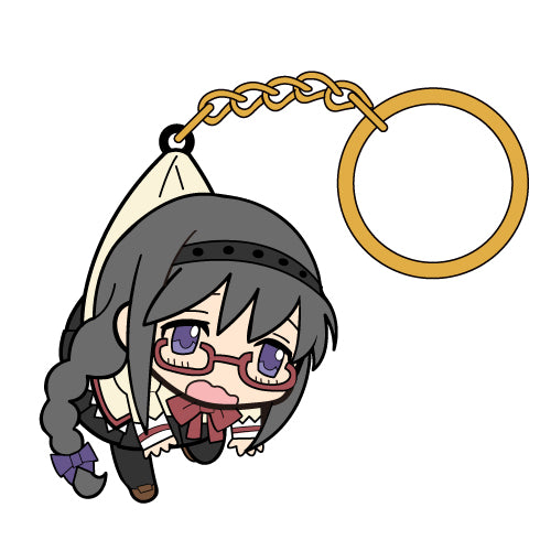 《魔法少女小圓》- 暁美ほむら被捏成鑰匙扣 制服版