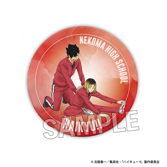 《排球少年》暖身!! 閃閃發光的罐式徽章 黑尾鐵朗/孤爪研磨