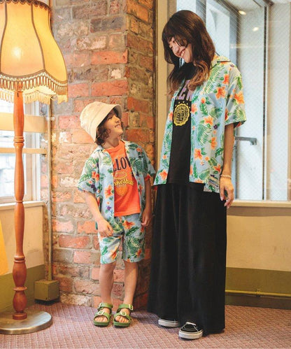【連衣裙】度假風夏威夷襯衫成人