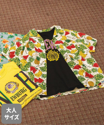 【連衣裙】度假風夏威夷襯衫成人