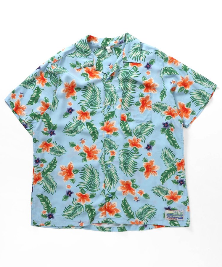 【連衣裙】度假風夏威夷襯衫成人