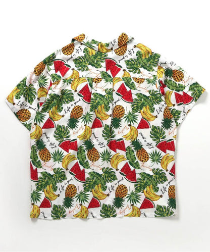 【連衣裙】度假風夏威夷襯衫成人