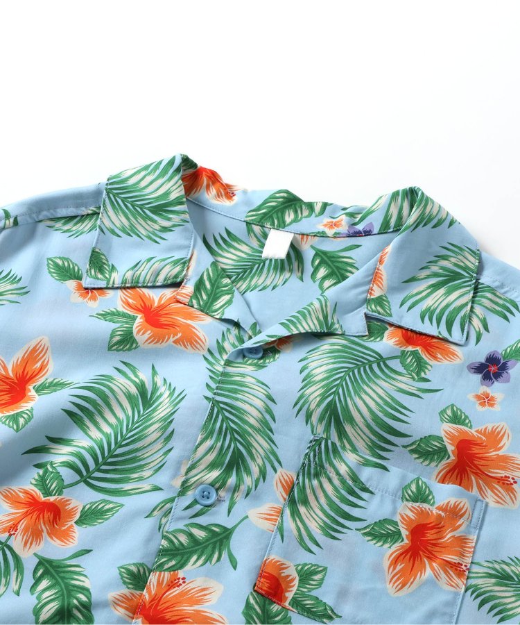 【連衣裙】度假風夏威夷襯衫成人