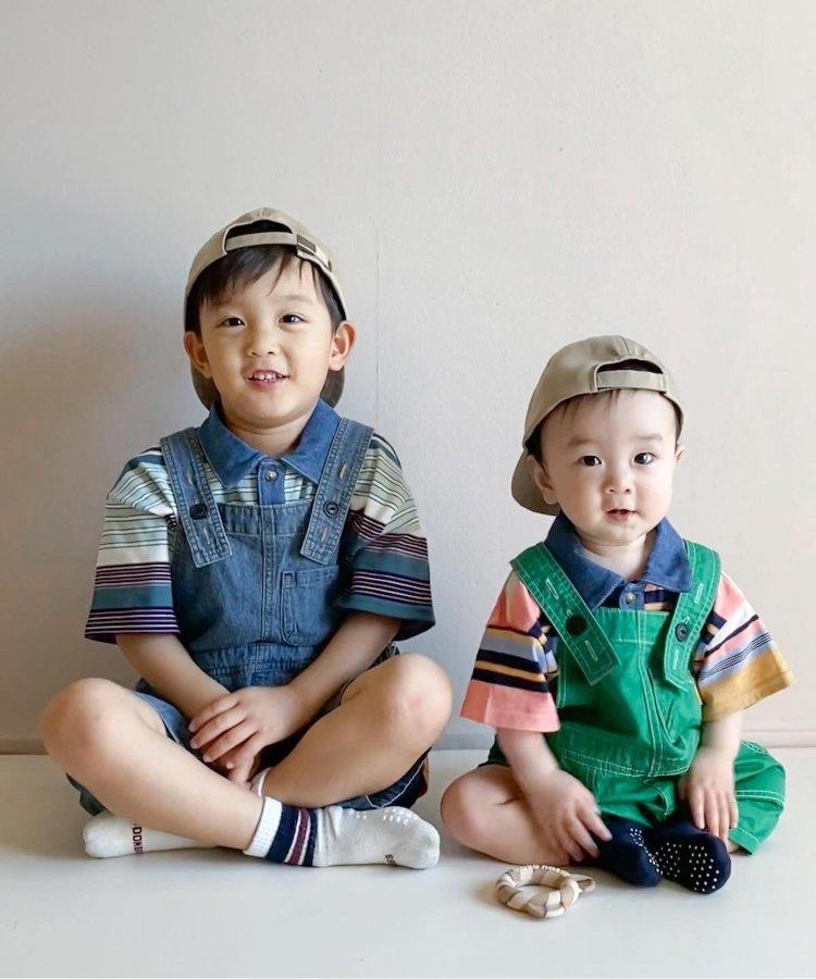 領口修身多色條紋Polo衫部分網絡限定尺碼