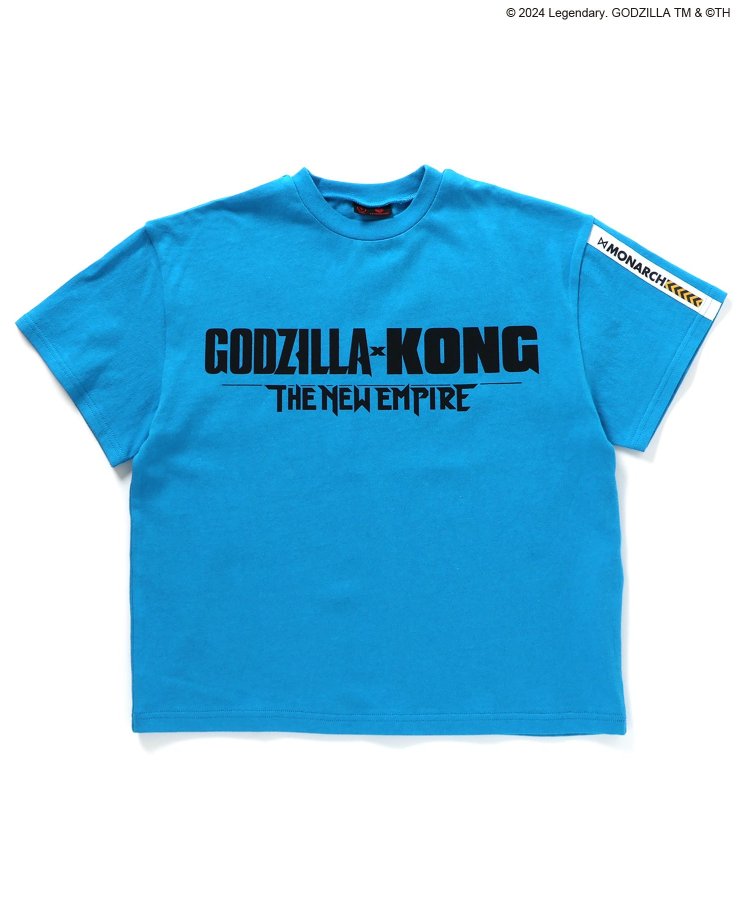 【哥斯拉x金剛 新帝國】印花寬鬆T恤