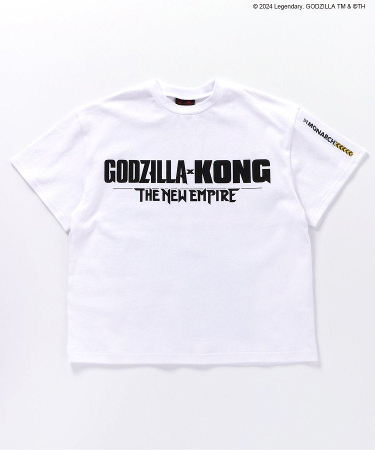 【哥斯拉x金剛 新帝國】印花寬鬆T恤