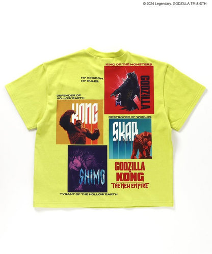 【哥斯拉x金剛 新帝國】印花寬鬆T恤