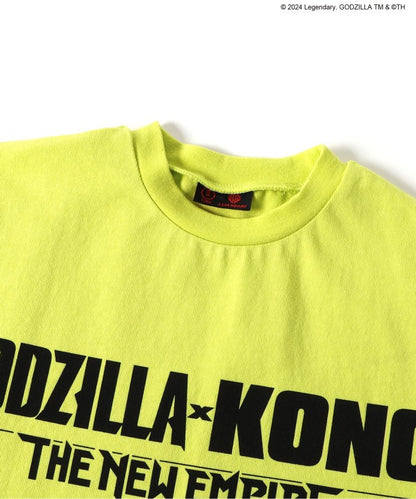 【哥斯拉x金剛 新帝國】印花寬鬆T恤