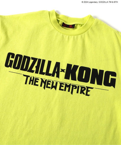 【哥斯拉x金剛 新帝國】印花寬鬆T恤