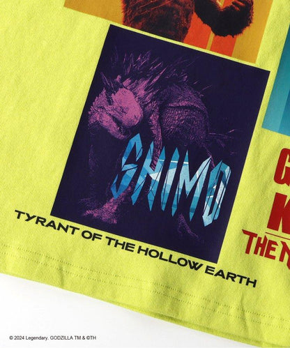 【哥斯拉x金剛 新帝國】印花寬鬆T恤