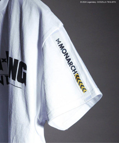 【哥斯拉x金剛 新帝國】印花寬鬆T恤