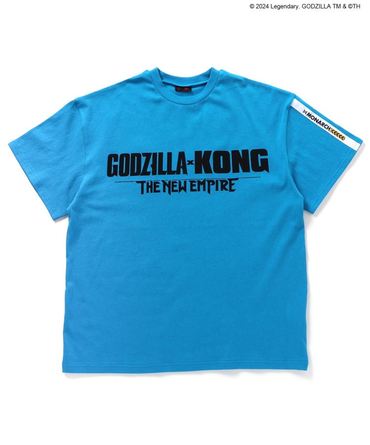 【哥斯拉x金剛 新帝國】印花寬鬆T恤成人