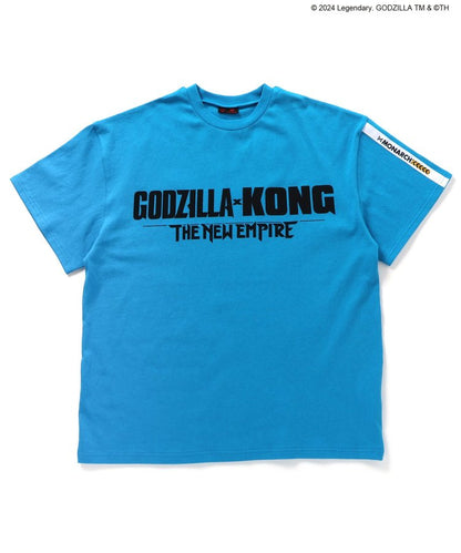 【哥斯拉x金剛 新帝國】印花寬鬆T恤成人