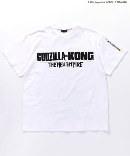 【哥斯拉x金剛 新帝國】印花寬鬆T恤成人