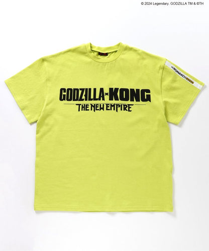 【哥斯拉x金剛 新帝國】印花寬鬆T恤成人