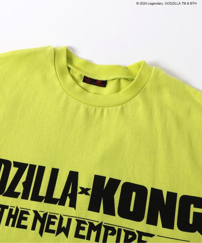 【哥斯拉x金剛 新帝國】印花寬鬆T恤成人