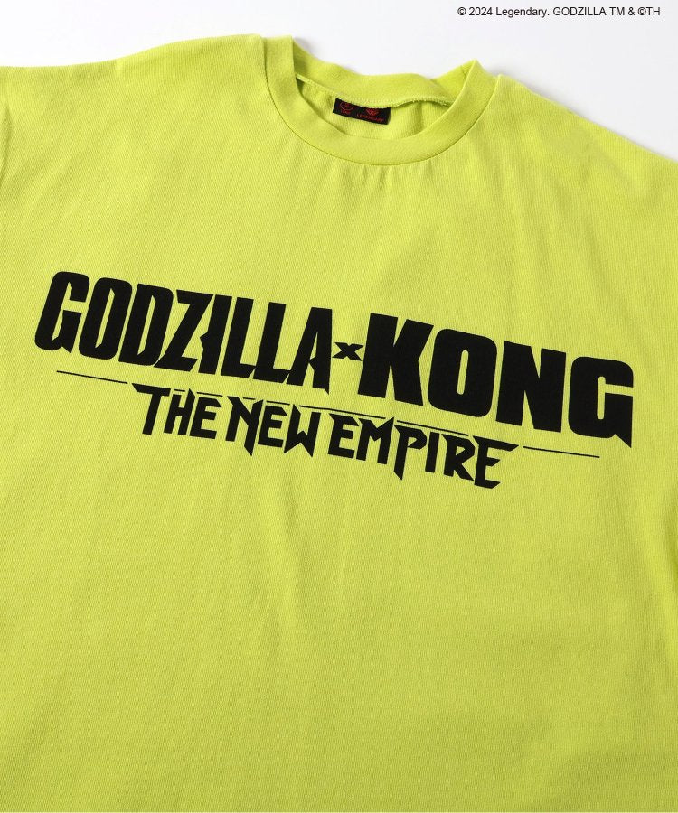 【哥斯拉x金剛 新帝國】印花寬鬆T恤成人