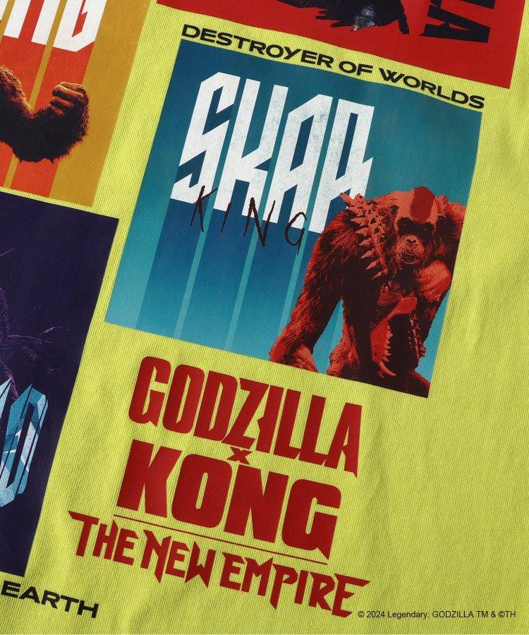 【哥斯拉x金剛 新帝國】印花寬鬆T恤成人