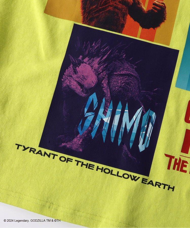 【哥斯拉x金剛 新帝國】印花寬鬆T恤成人
