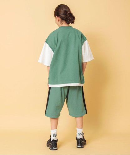 【套裝】網店限定 兒童 短袖T恤褲 五分褲