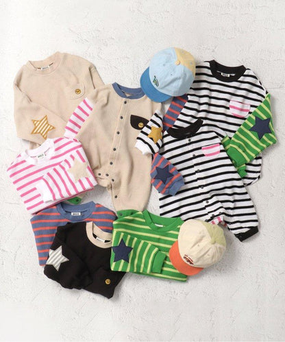 【連衣裙】星星圖案蜂窩針織連體衣